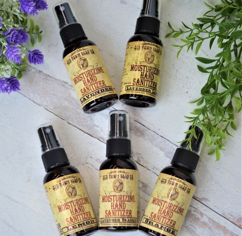 Essential Oil Moisturizing Hand Sanitizer Spray 