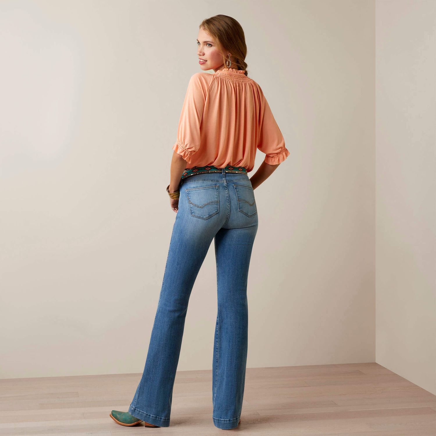 Woman&#39;s Slim Trouser Noelle Wide Leg Jean
