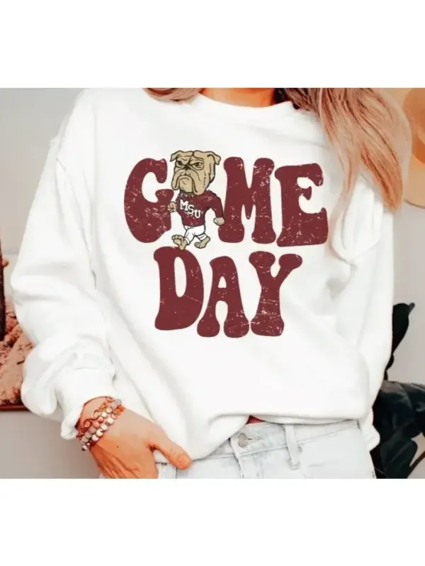 Miss. State Game Day Crewneck Sweatshirt / Graphic Tee