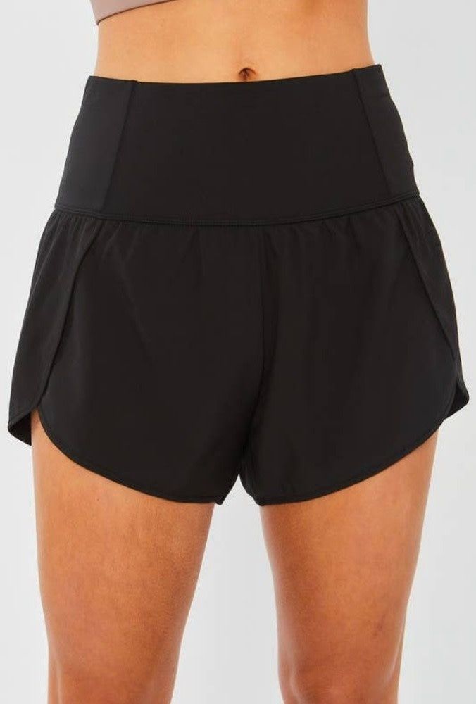 Woven Back Pocket Dupe Athletic Shorts