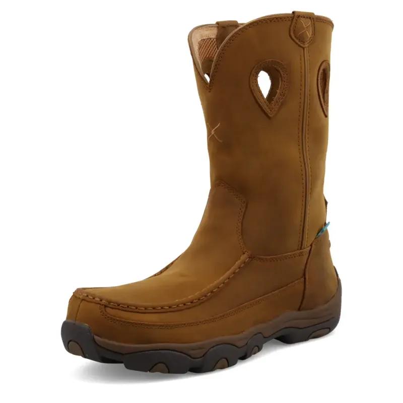 11&quot; Work Pull On Hiker Boot-Comp Toe
