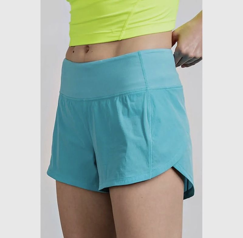 Woven Stretch 2 in 1 Athletic Dupe Shorts