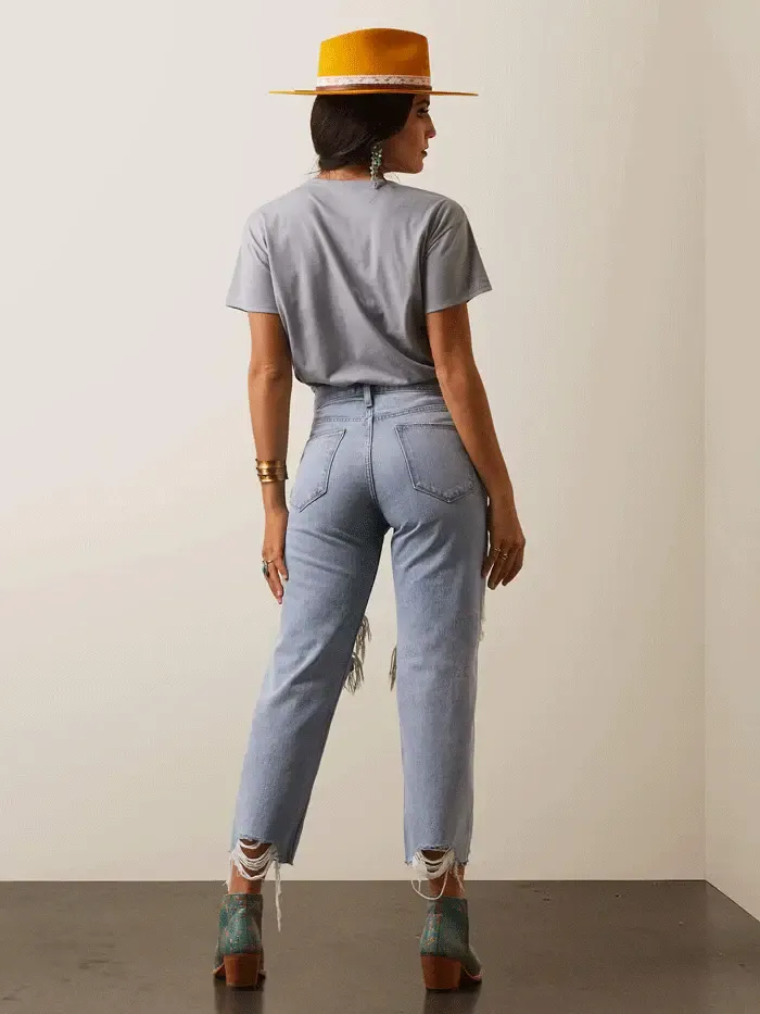 Woman&#39;s Ultra High Rise Tomboy Straight Jean