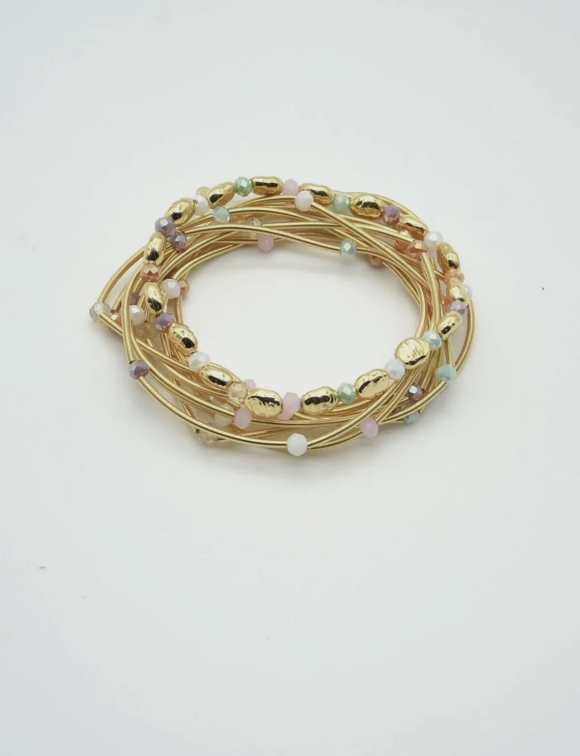 Quinn Guitar String Beaded Bracelet Set