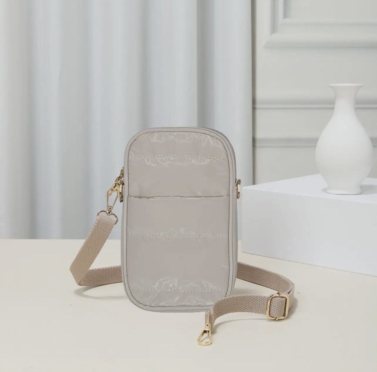 Elaine Puffer Mini Crossbody Bag