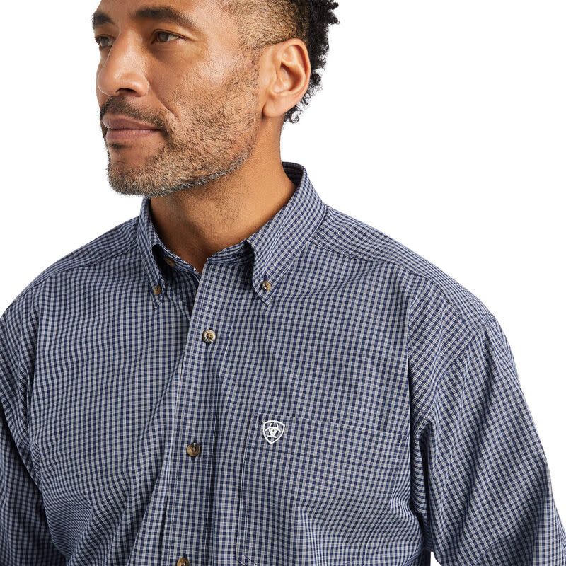 ARIAT MENS PRO GIOVANI CLASSIC LS SHIRT PEACOAT 