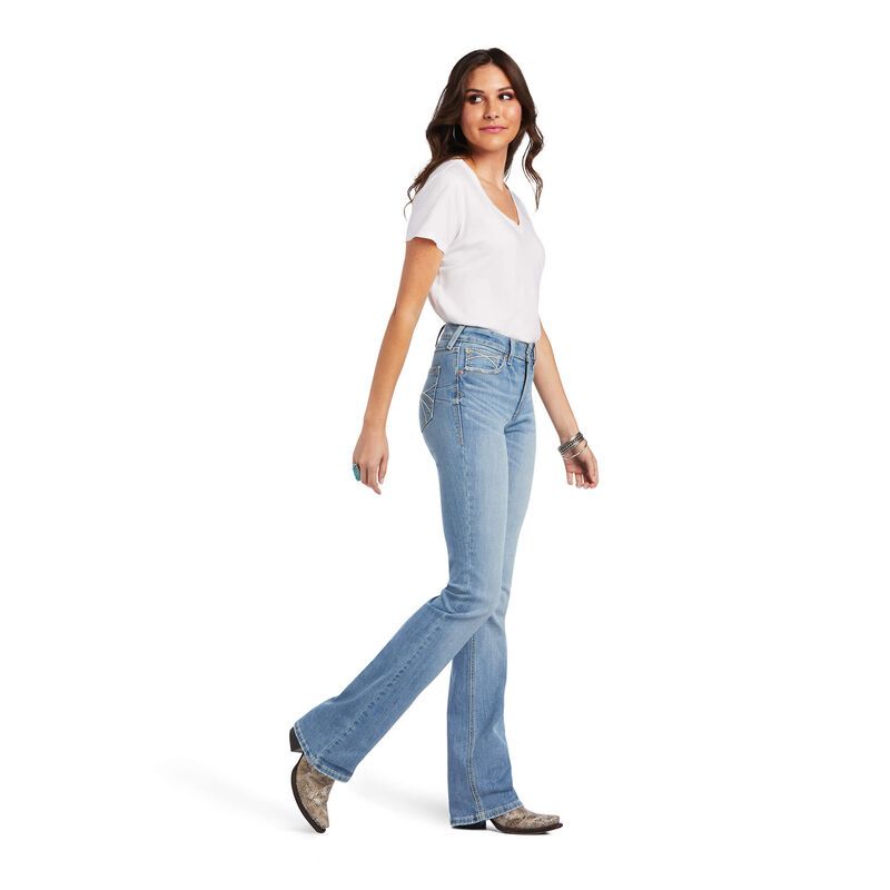 ARIAT WMS R.E.A.L HI-RISE FELICITY BOOT JEANS, Color: COLORADO, Size: 26R