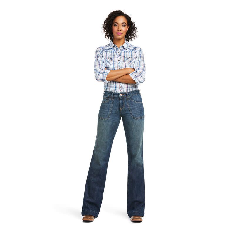Ariat Women's Trouser Perfect Rise Anastasia Wide Leg Jean