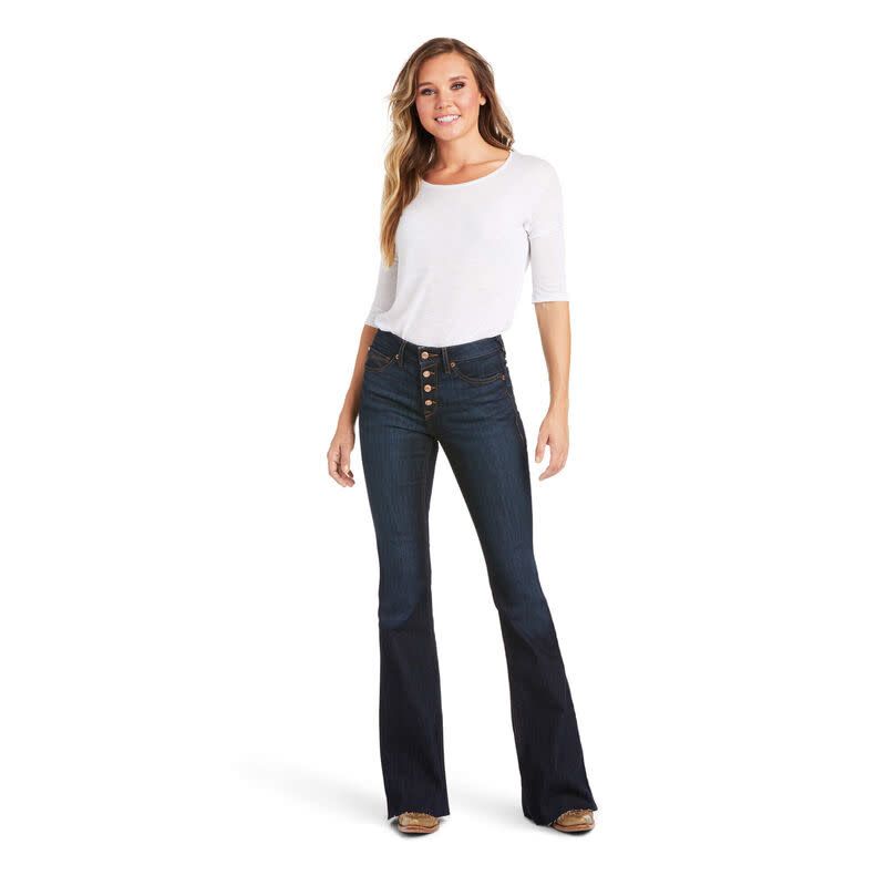 Ariat Women's R.E.A.L. High Rise Ophelia Flare Jean