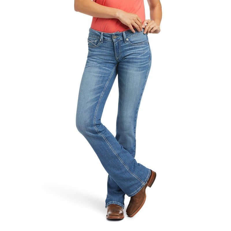 ARIAT WMS REAL MIDRISE ALLESSANDRA BOOT JEANS