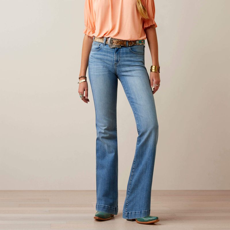 Woman's Slim Trouser Noelle Wide Leg Jean