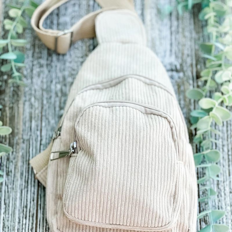 The Corey | Corduroy Sling Bag