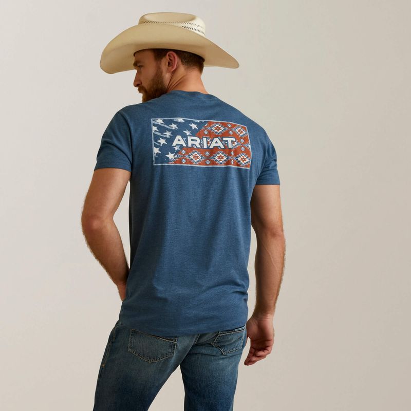 Mens Star Southwest Short Sleeve Tshirt