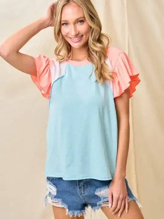 Make This Your Favorite Color Block Top