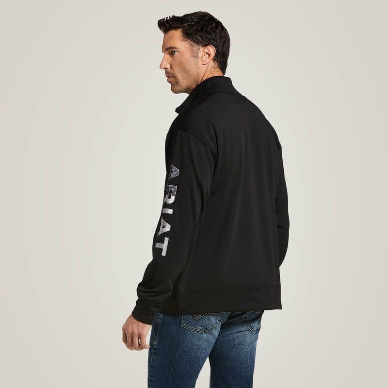 Mens Team Logo 1/4 Zip Swtshrt