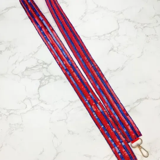 Game Day Sequin Purse Straps