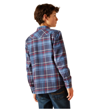Boys Ariat Harim Retro Snap Long Sleeve Shirt