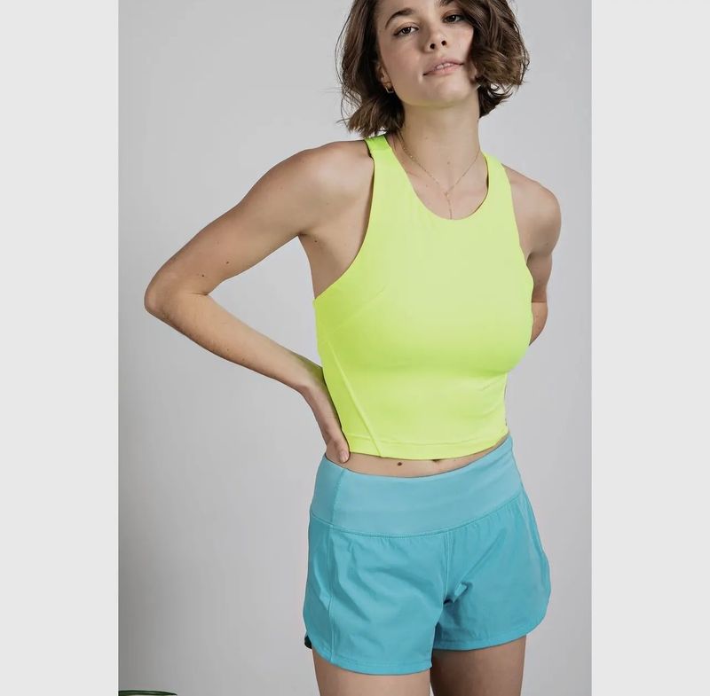 Woven Stretch 2 in 1 Athletic Shorts