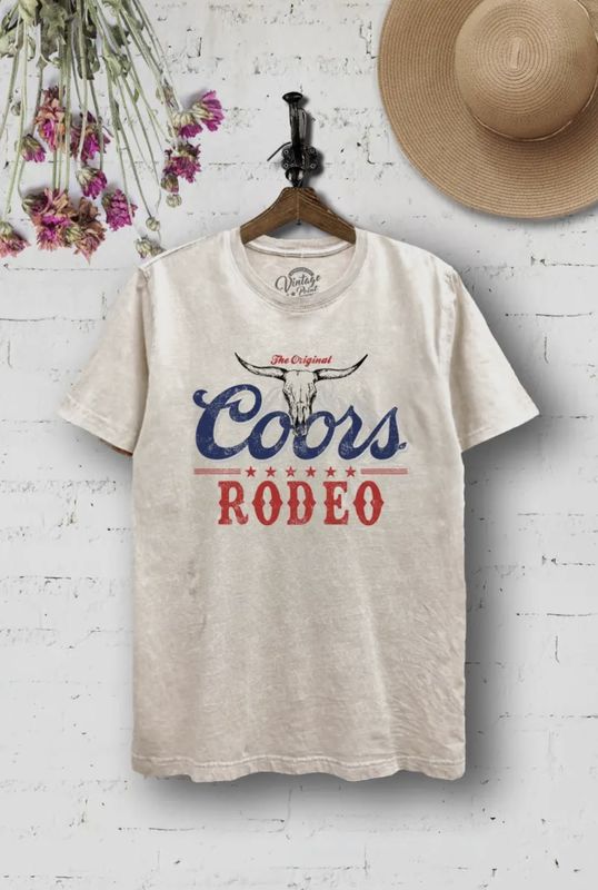 Coors Rodeo Graphic Mineral Wash T-Shirt