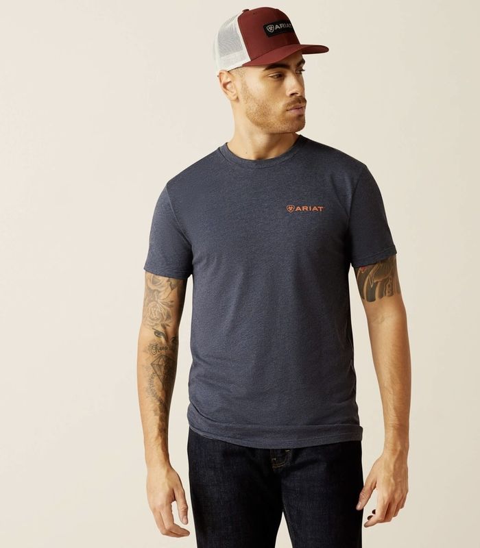 ARIAT MENS EAGLE ROCK SS T-SHIRT