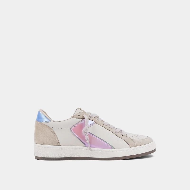 SHUSHOP SALMA SEUDE LOW TOP SNEAKERS