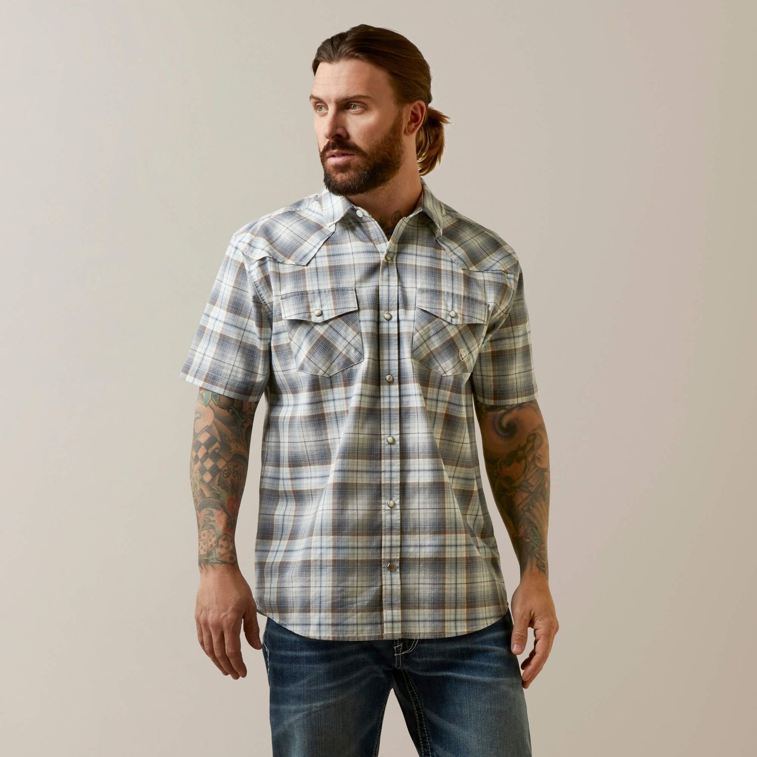 Mens Hargo Retro Short Sleeve Shirt