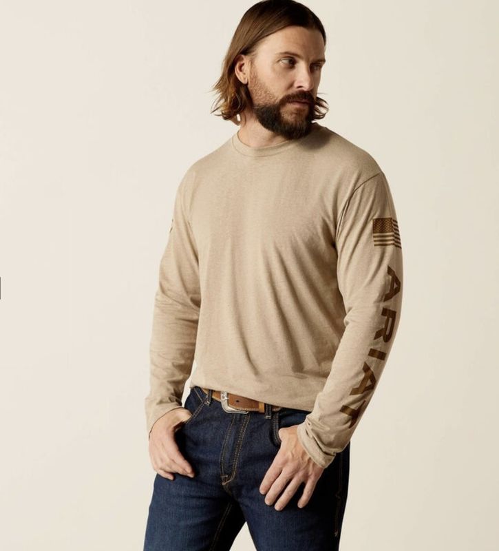 MEN&#39;S ARIAT ELEVATED V2 LS T-SHIRT