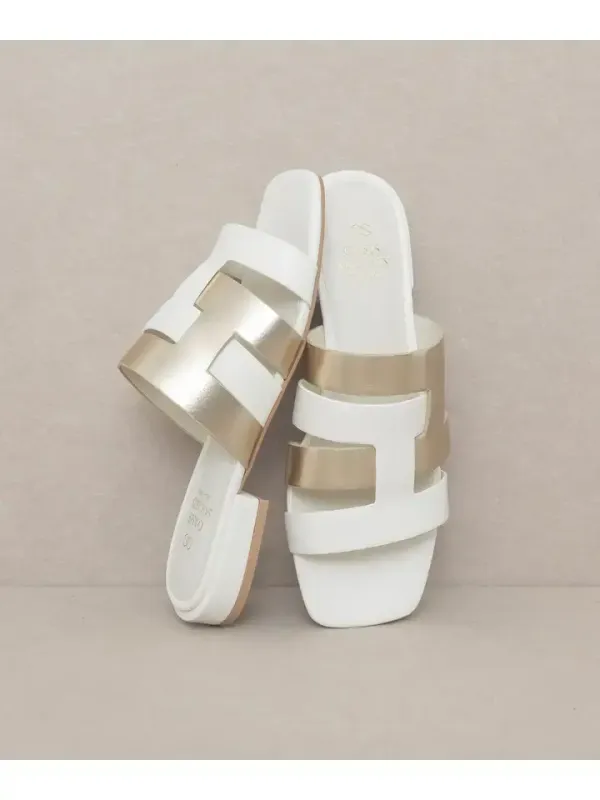 The Parker Flat Sandal
