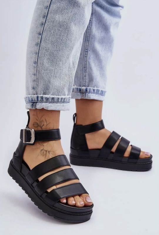 Chunky Strappy DM Dupe Sandals