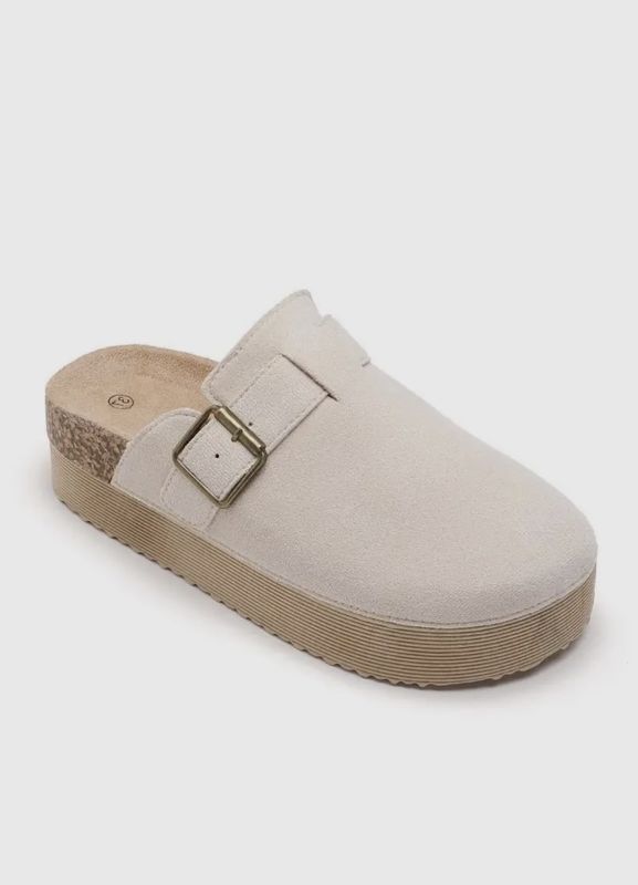 Buckle Wedge Clogs