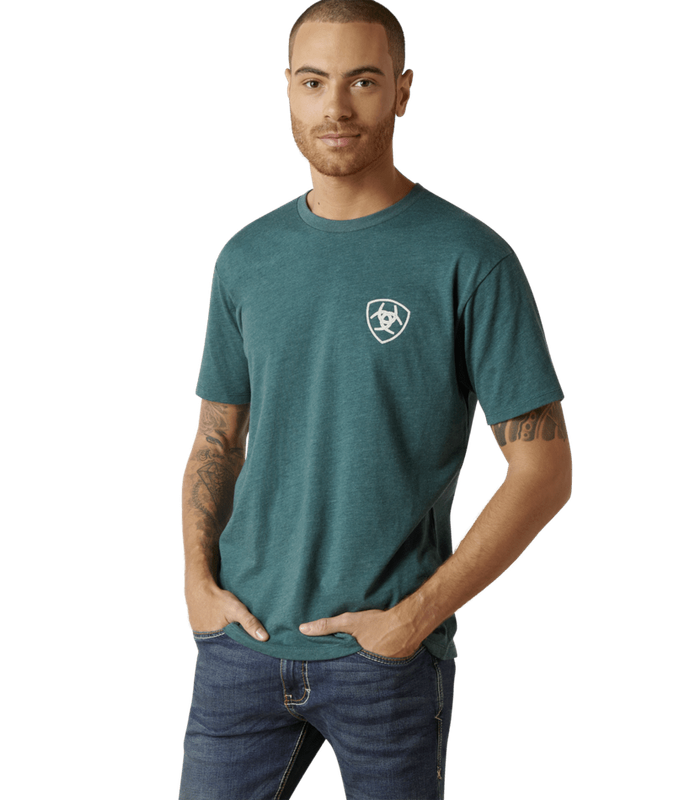 Mens Ariat Western Wheat T-Shirt