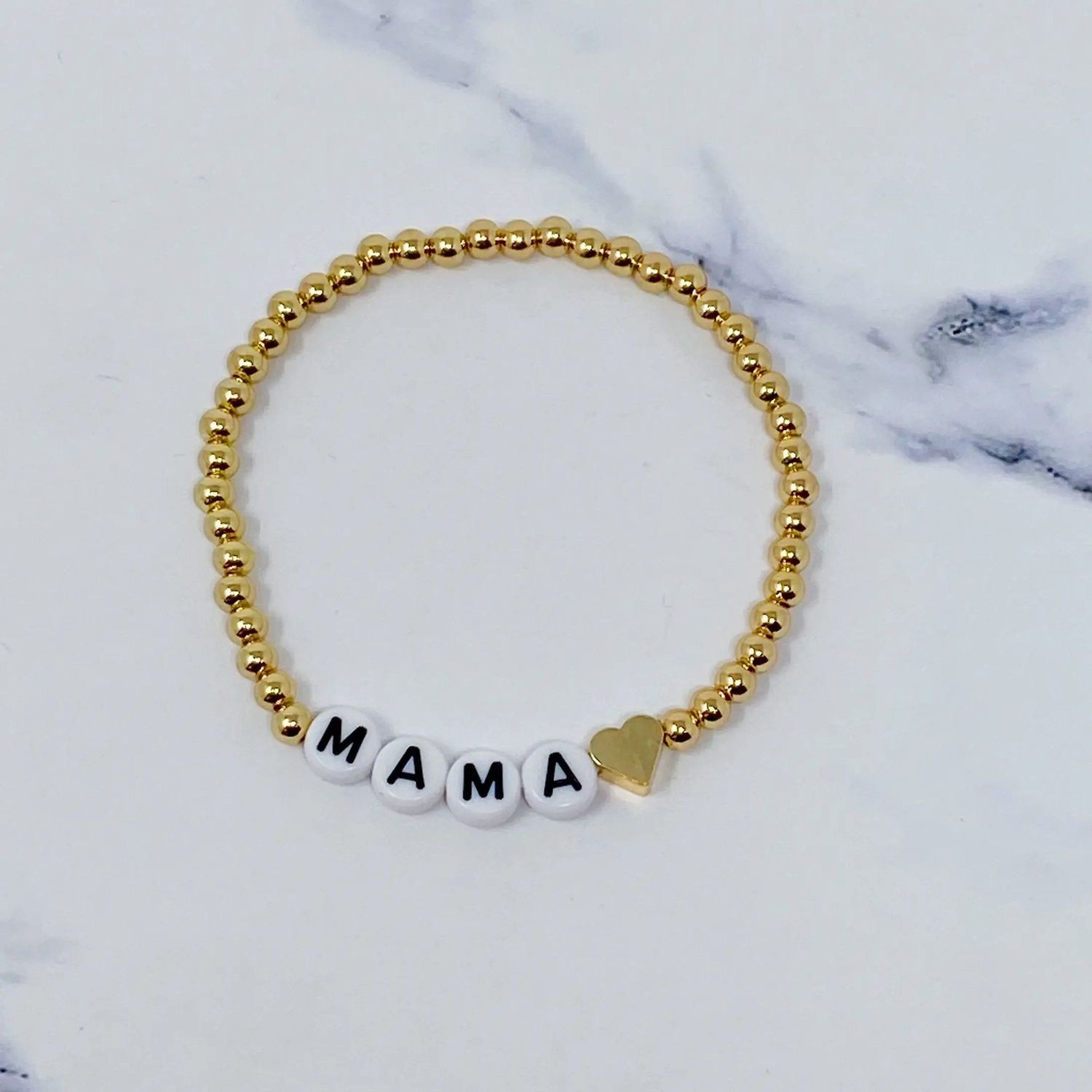&quot;Heart My Mama&quot; Stretch Bracelet