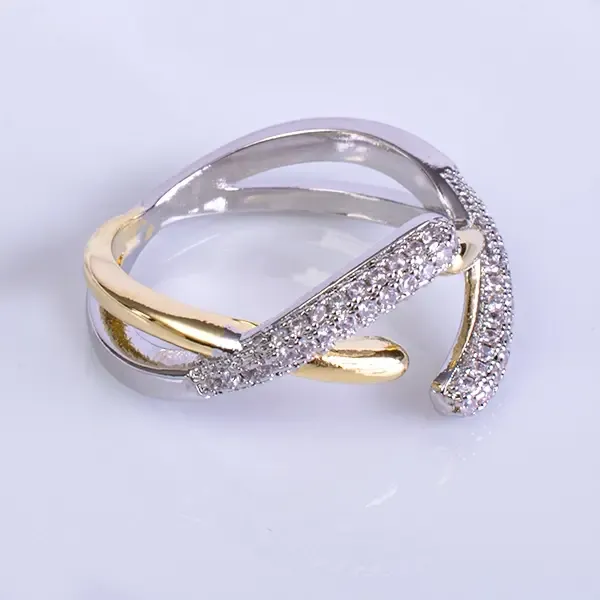 Crystal Branches Statement Ring Size 7