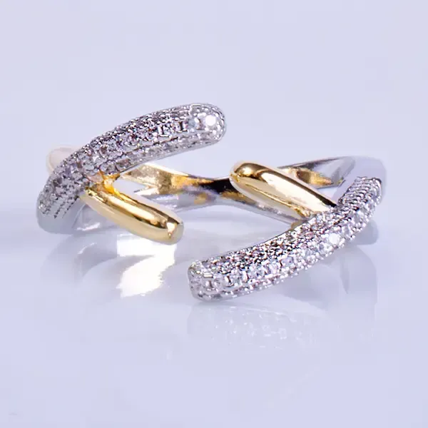 Crystal Branches Statement Ring Size 7