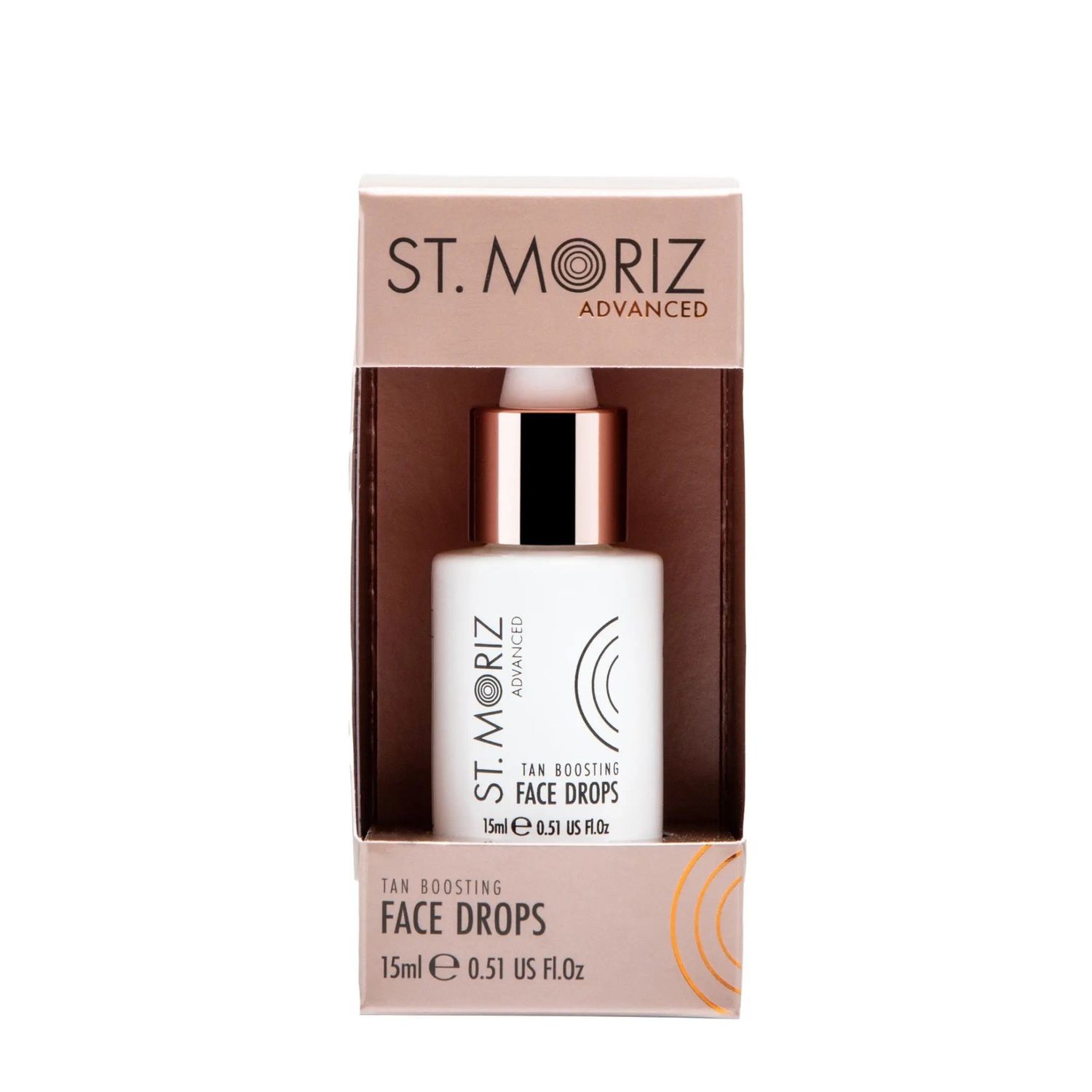 St. Moriz Advanced Pro Radiant Glow Tan Boosting Facial Serum-Tanning Drops