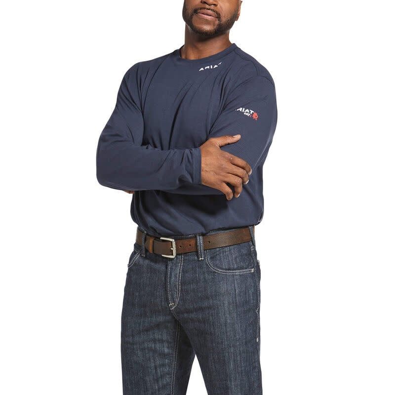 Arait Mens FR Base Layer T-shirt, Color: Navy, Size: M