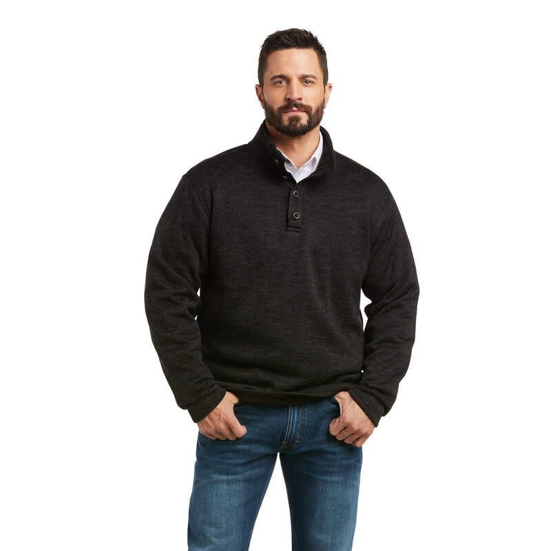 Ariat Mens Wesley Sweater, Color: Charcoal, Size: M