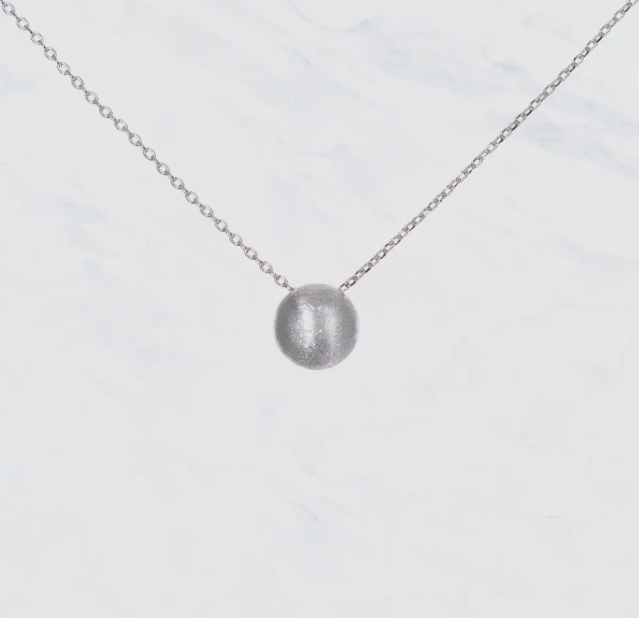 Metallic Ball Necklace