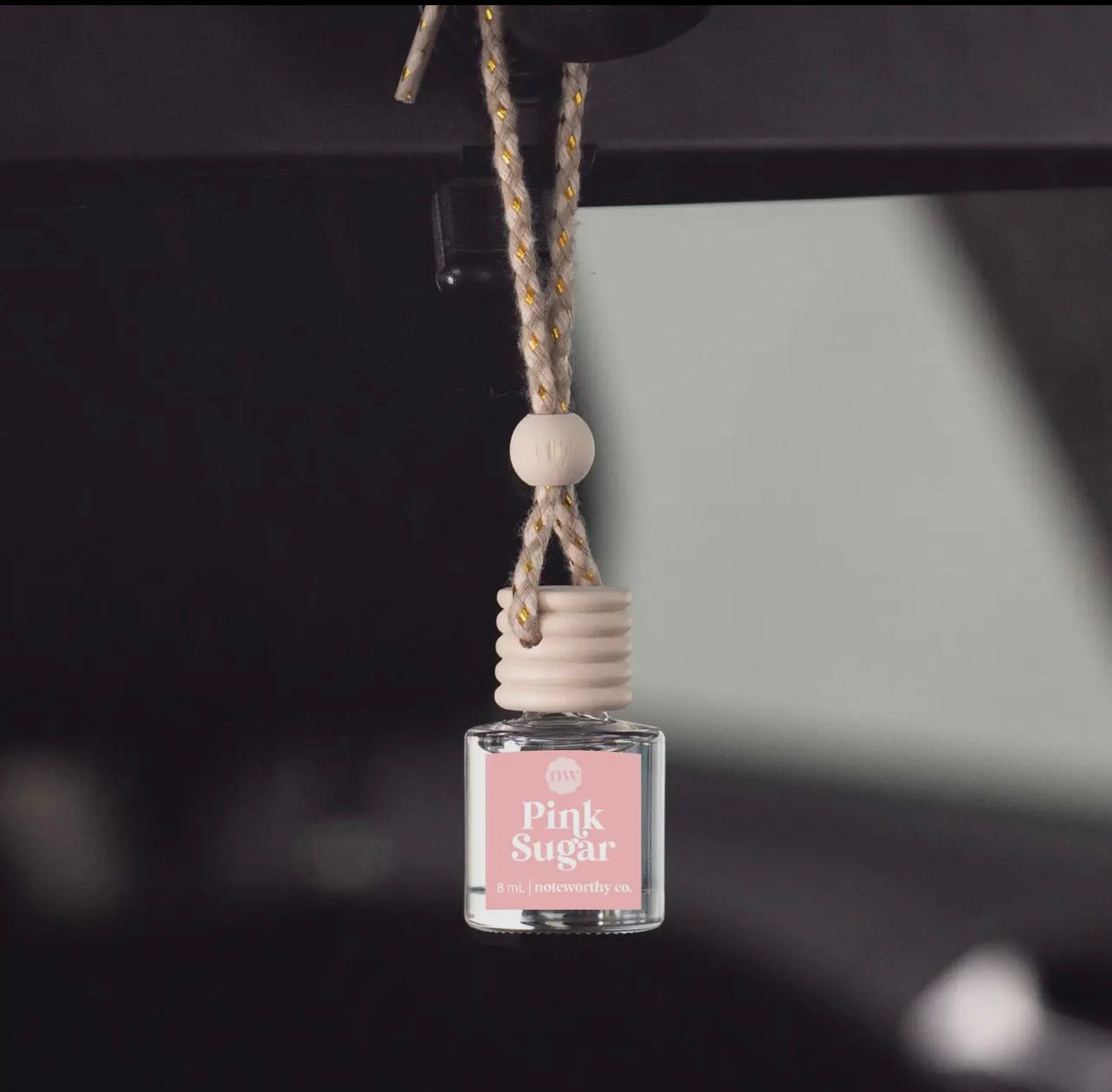 Mini Car Diffusers | Individual Mylar Bag, Color: Pink Sugar, Size: 8ML