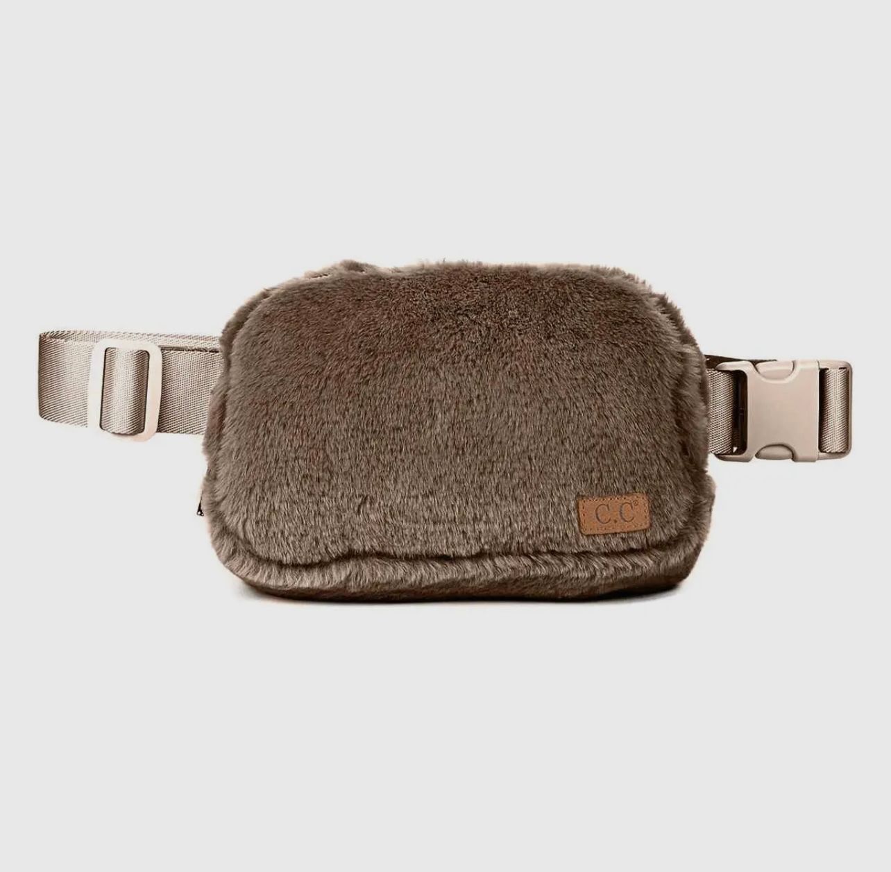 CC Faux Fur Fanny Pack/Belt Bag