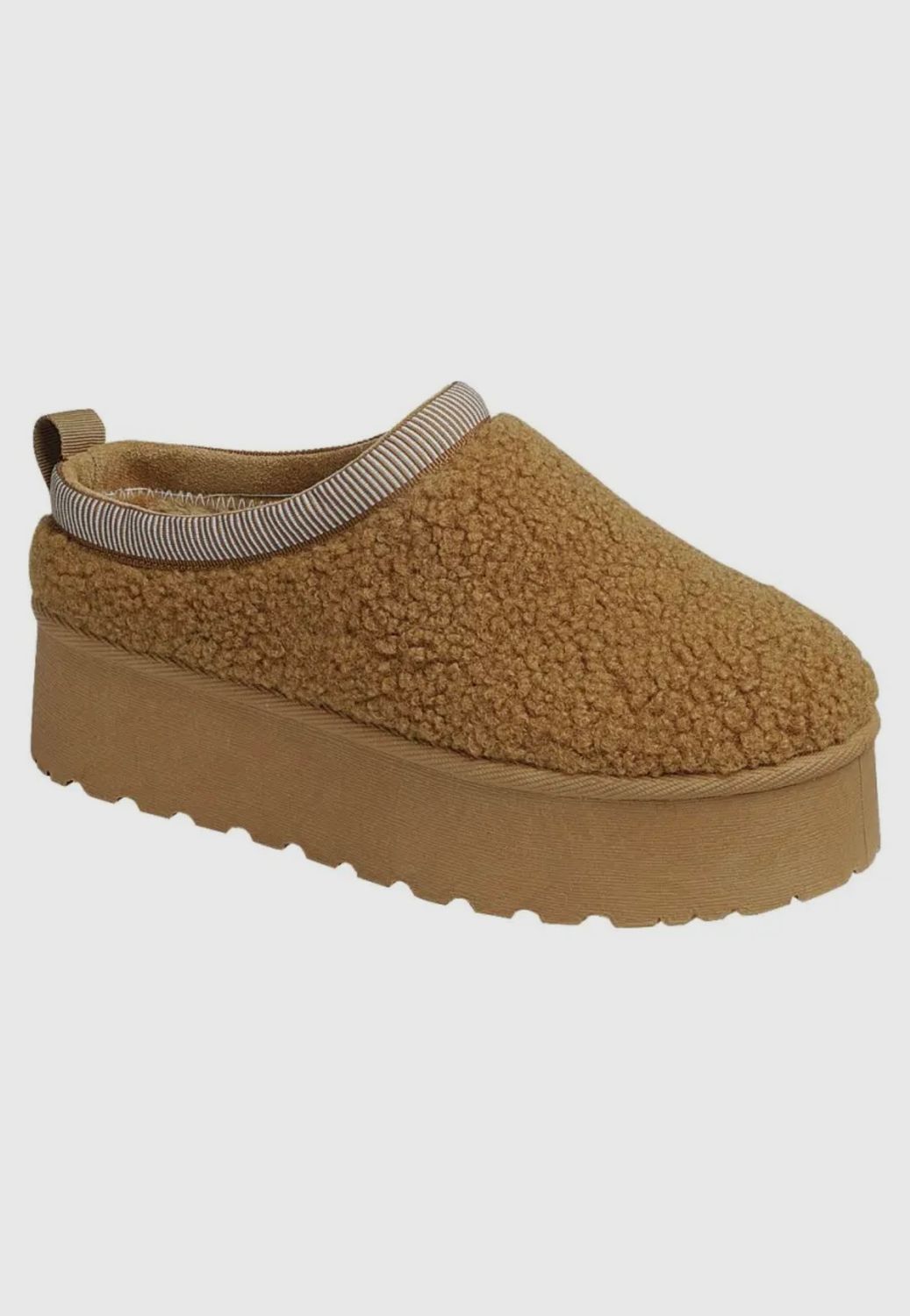 Sherpa Platform Clog Slippers