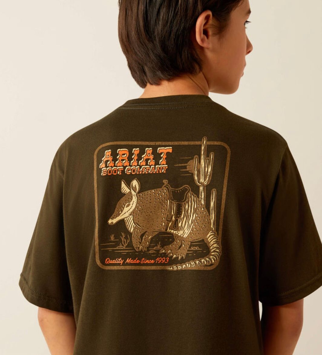 Ariat Youth Boys Armadillo on a Half Shell T-Shirt