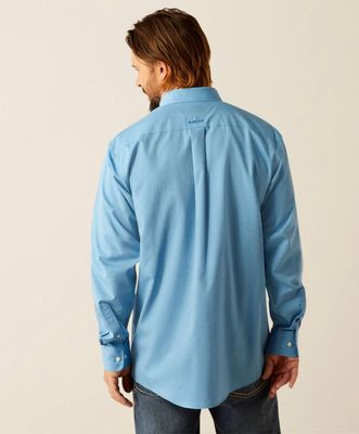 Ariat Mens Wrinkle Free Solid Button Down LS Shirt