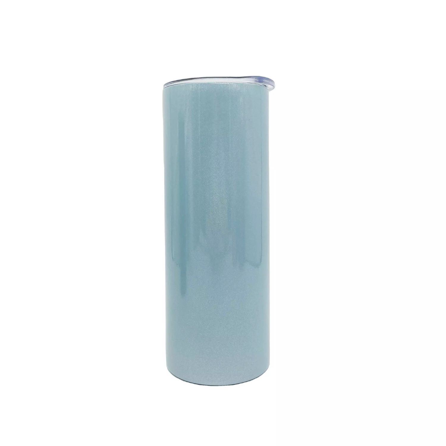 Stainless Steel Glitter Tumbler, Color: Blue, Size: 20oz