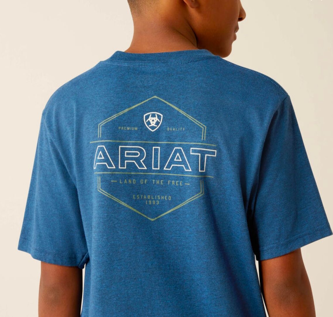 Ariat Boys Line Frame Hex T-Shirt