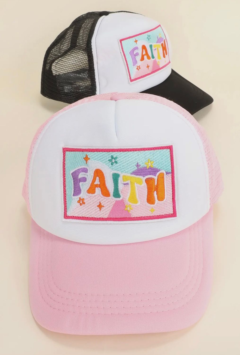 &quot;Faith&quot; Patch Trucker Hat
