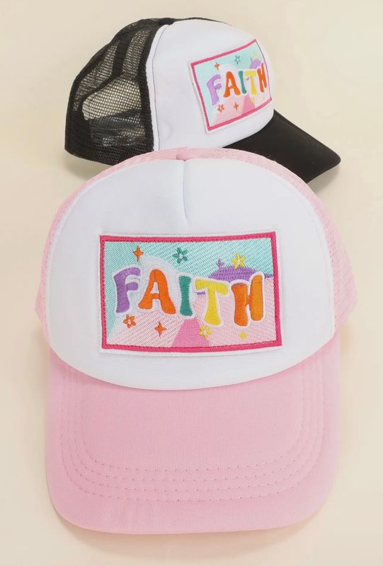 &quot;Faith&quot; Patch Trucker Hat