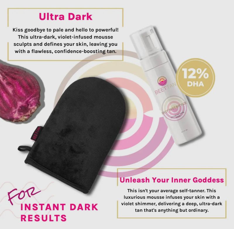Self Tanning Mousse- Deep Beet Bronze (Ultra Dark)