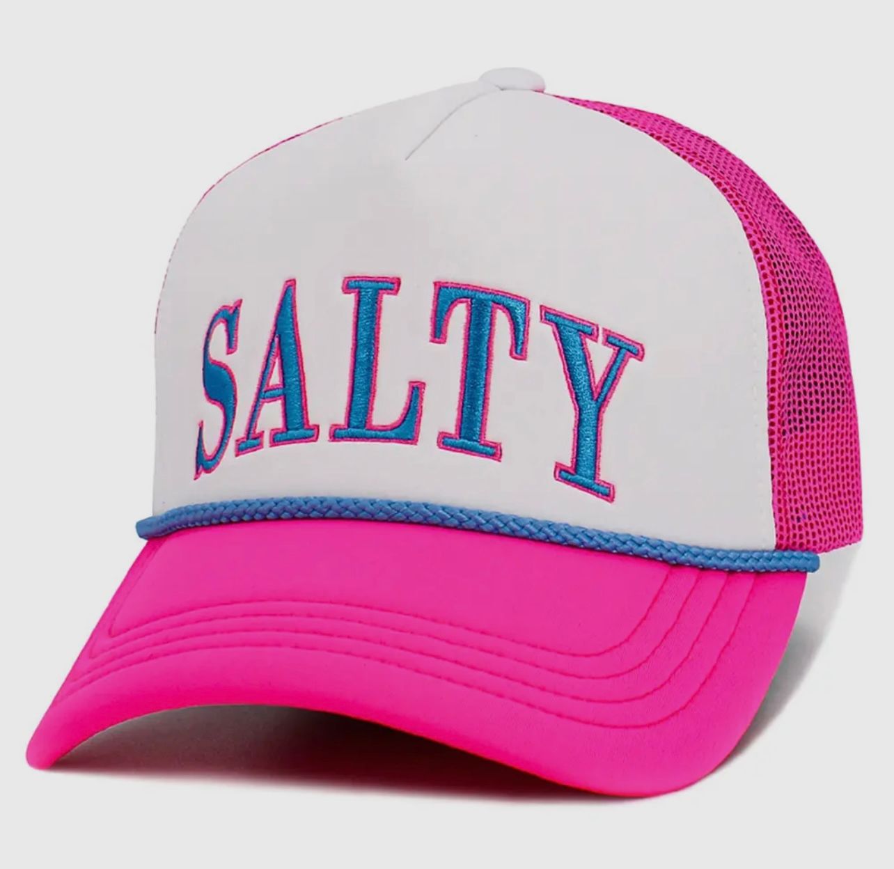 &quot;Salty&quot; Mesh Back Trucker Hat
