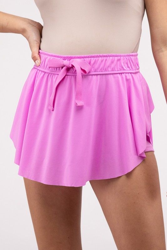 Fit &amp; Flirty Tennis Skort